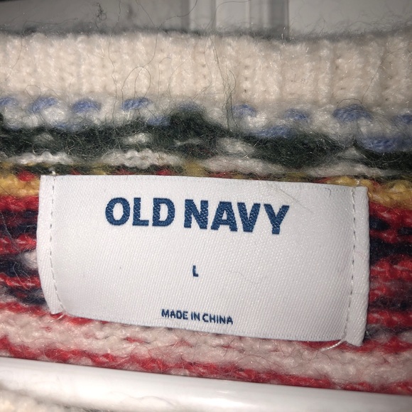 Old Navy crewneck FairIsle sweater - Picture 2 of 2